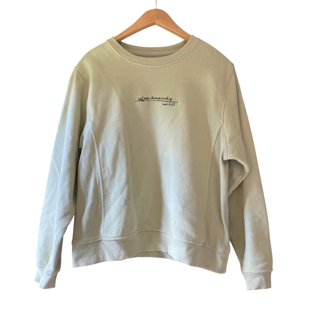 Vintage Green PGA Championship Crewneck Sweatshirt Medium Golf Preppy Gorpcore
